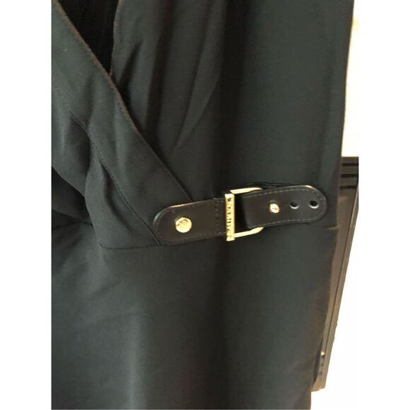 Lauren Ralph Lauren Women’s Black Collared Short Sleeve Elegant Dress Size 12 NW - Picture 3 of 8